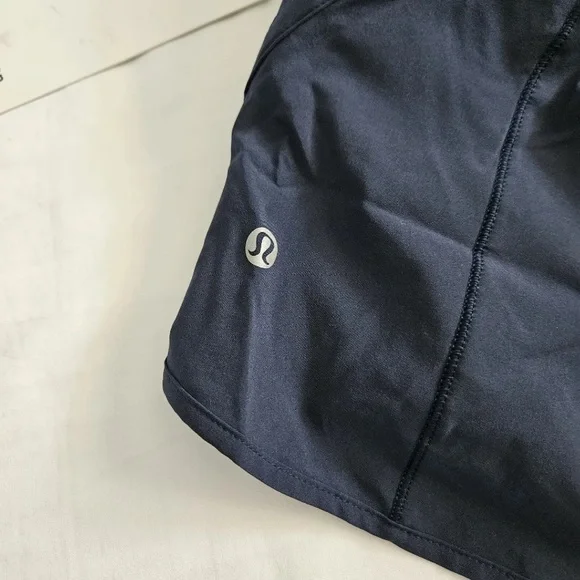 Lululemon Track That MR Short 5” Lined Navy Blue TRNV LW7AQES Women's Size 4 - Picture 5 of 5